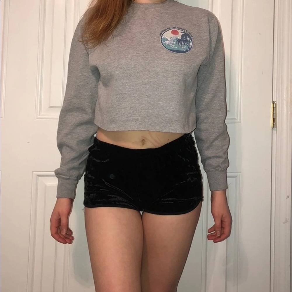brandy melville cropped sweatshirt
